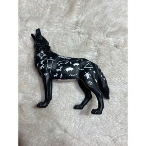 Call of The Wild No 14110 Rock Art Wolf black/white